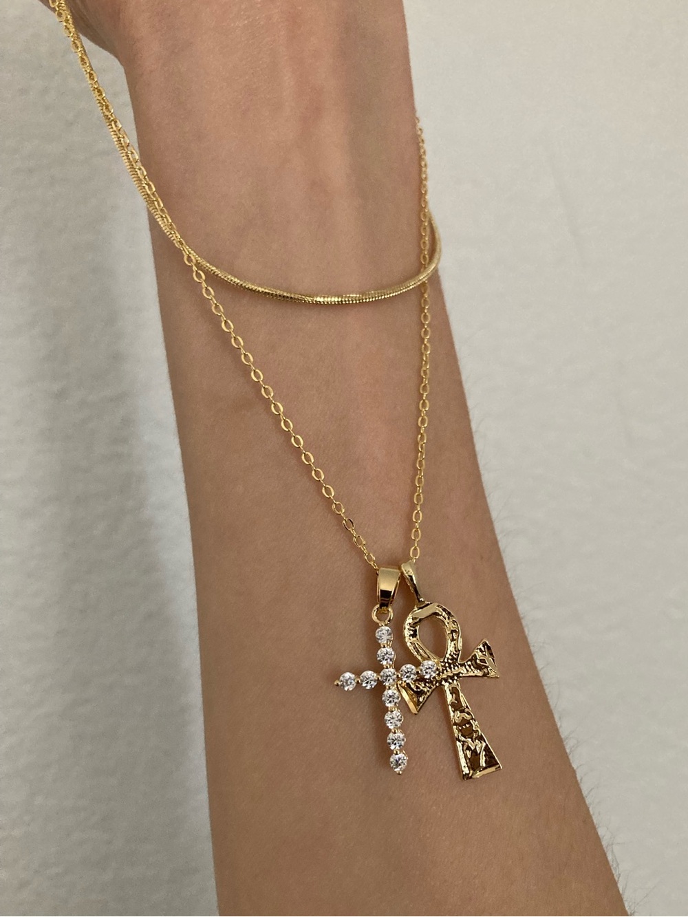 New Vanessa Mooney THE ANKH CROSS NECKLACE - Picture 5 of 9